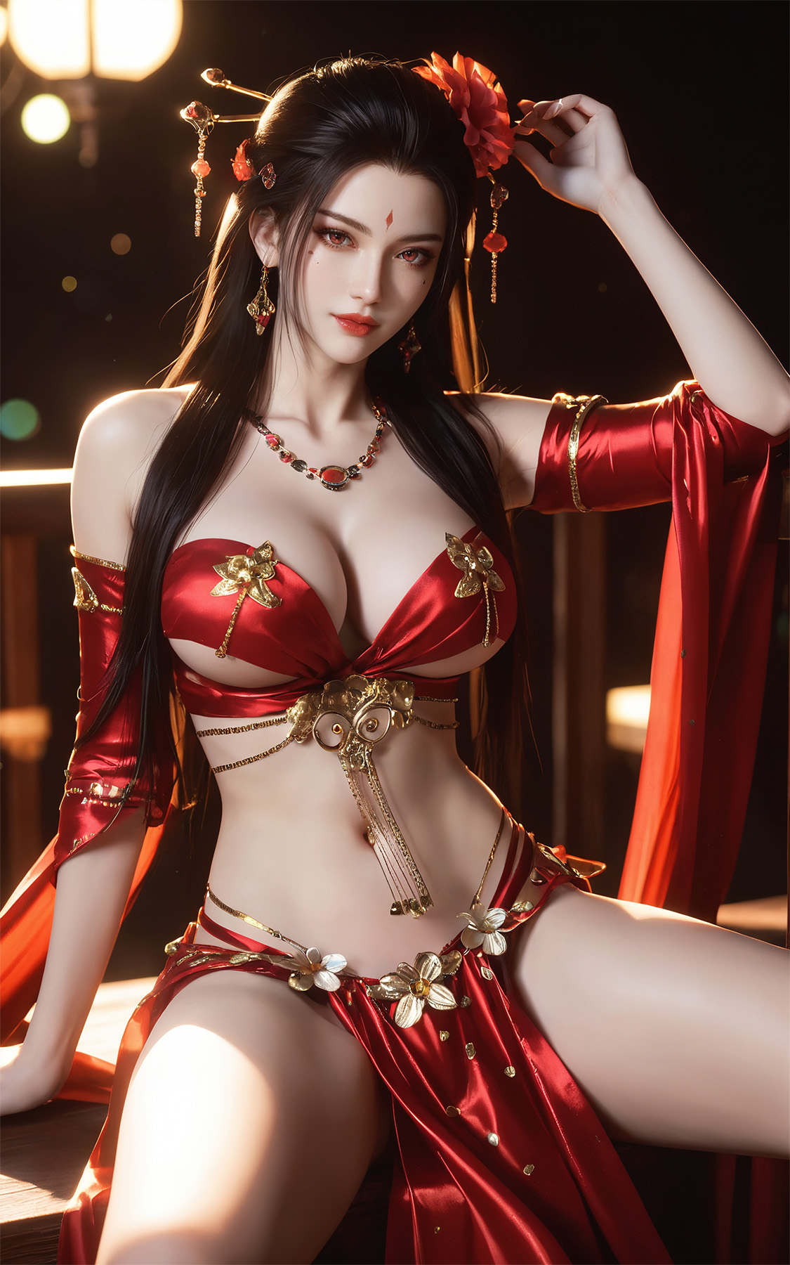 AI Generated Bloody Spell – Priestess